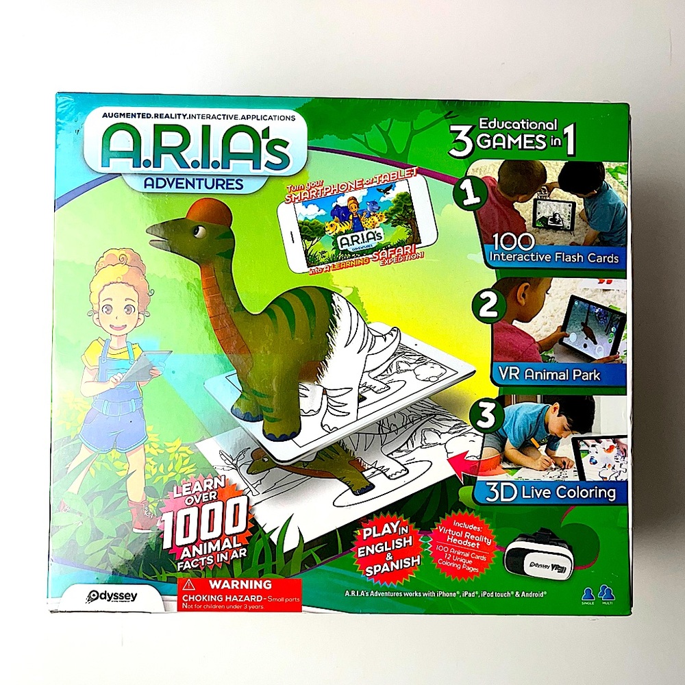Aria’s Learning Adventures With interactive app